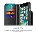iPhone 7 Plus Wallet Case, Maxboost [Folio Style] Premium 7 Plus Card Cases STAND Feature for Apple iPhone 7 Plus 2016 [Black]Protective PU Leather Flip Cover with Card Slot+Side Pocket Magnetic
