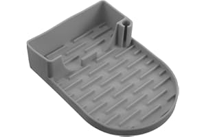 PENIKOKO Quick Water Bottle Drying Rack Silicone Compact for Kitchen Bar Office Grey Single Travel Holder