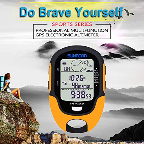Alloet SUNROAD Multifunctional Electronic GPS Beidou System Altimeter with Compass