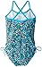 Kanu Surf Big Girls'  Splash One Piece Swimsuit, Blue, 12