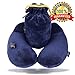 PELLO Inflatable Travel Pillow for Airplanes - Best Travel Neck Pillows, with Adjustable Firmness, Packsack, Luggage Clip, & Washable Cover - Luxury U Shaped Kneck Pillow & Airplane Travel Accessories