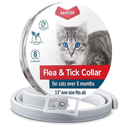 Sentas Flea Tick Prevention Cats | Cat Collar | Cat Flea Collars | Flea Tick Prevention | Flea Treatment Cats | Flea Protection | Pet Flea Collars | Fleas & Ticks Cats Flea & tick Control