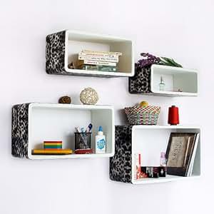 Amazon.com: Trista - [Leopard & White] Rectangle Leather