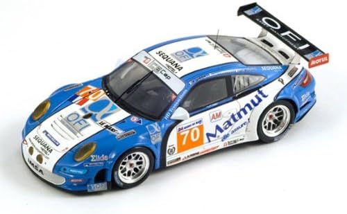 Porsche 997 GT3 RSR Larbre Competition, No.70 Le Mans 2011 2nd GTE AM, Bourret - Gibon - Belloc Diecast Model Car in 1:43 Scale by Spark