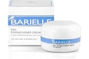 Barielle Nail Strengthener Cream 1 ounce (Pack of 2) Helps Improve Nail Growth, for Healthier and Stronger Nails, Prevents Splitting, Cracks and Ridges, Resists Splits, Peels and Breaks.