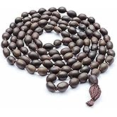 Original Lotus Seed Kamal Gatta Rosary Japa mala beads 108 Meditation prayer beads Japa Mala Chakra mala - long necklaces for women boho Rosary Beads