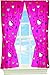 4pc Sanrio Hello Kitty Curtains Free Time Hearts Window Panels and Tie-Backs