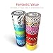 LittleCraftCo Premium Washi Tape Set - 20 Rolls. Create Unique Decorative Crafts + Beautify Bullet Journals or Planners Easily! Variety of Foil, Rainbow Colors and Patterns for Kids & Scrapbooking!