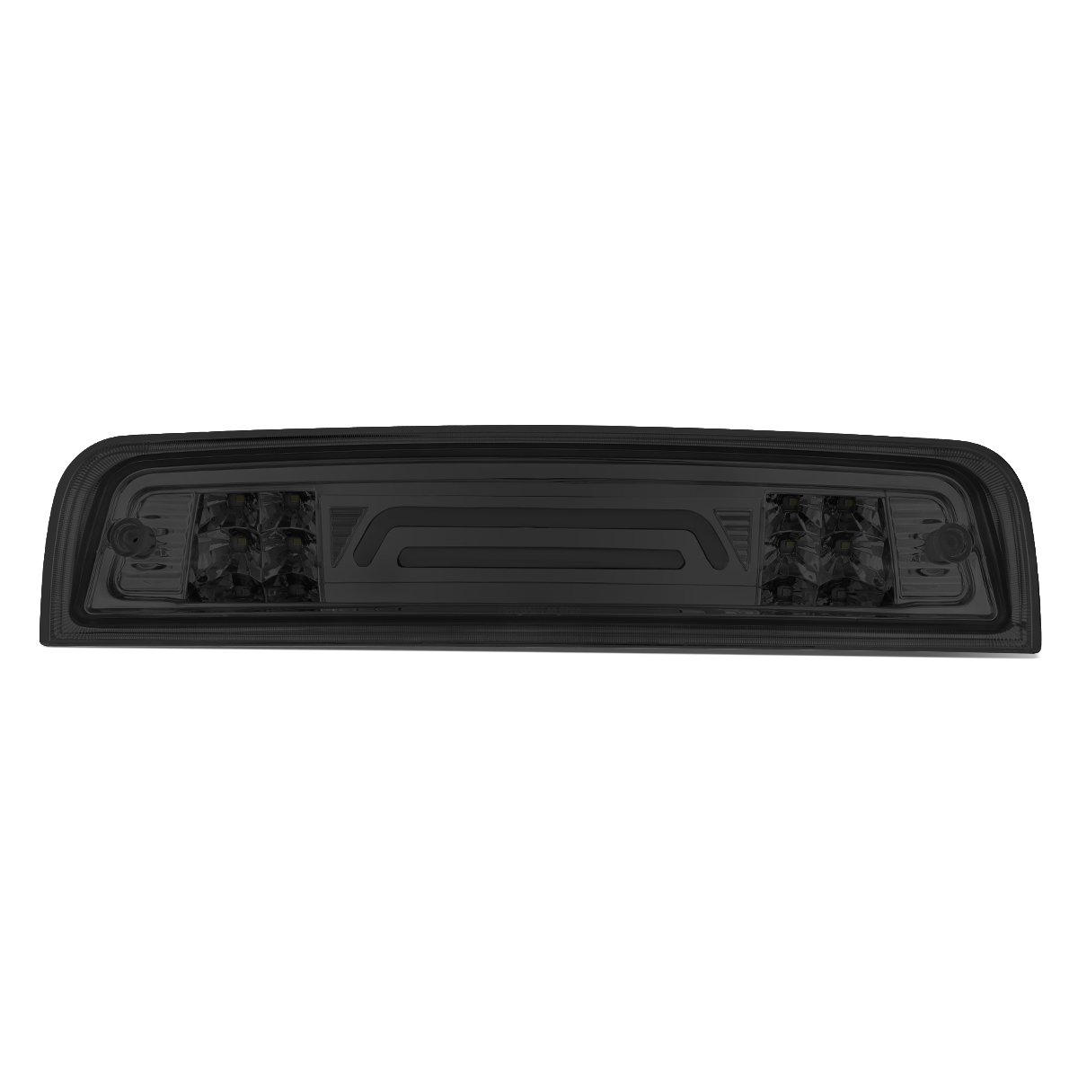 DNA MOTORING 3BL-DRAM09-3D-LED-SM Smoked Lens 3D LED High Mount 3rd Third Brake Light [Compatible with 09-17 Dodge Ram 1500/10-17 Ram 2500 3500]