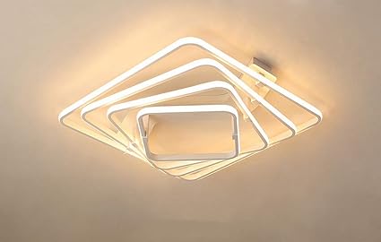 Amazon Com Maofalzzna Ceiling Light Led Original Square 4 Layers