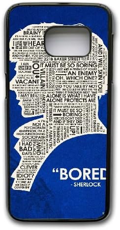 Sherlock Holmes Bbc Poster Phone Cover Case for Samsung Galaxy S7 Black Hard Plastic Ultra Slim Case MCTAG283315