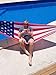 Double Hammock With Unique USA Flag Design - Made Of Premium Quality Ultra Lightweight Parachute Nylon Fabric. Perfect For Camping, Relaxing. Built To Last, Straps Included.