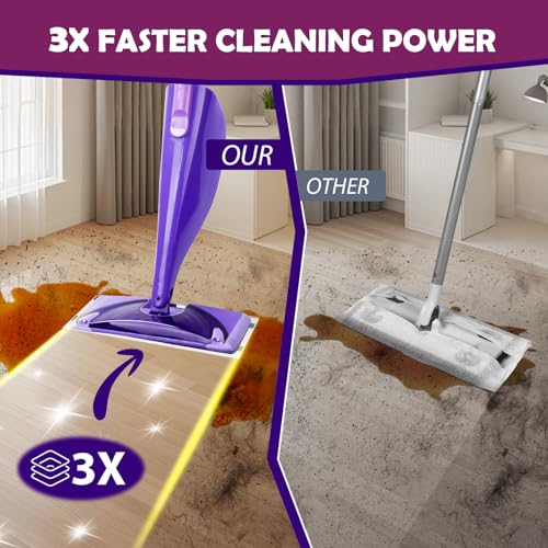 Mopping Pad Refill Compatible with Wet Jet Mop, Disposable Multi Surface Wetjet photo 7