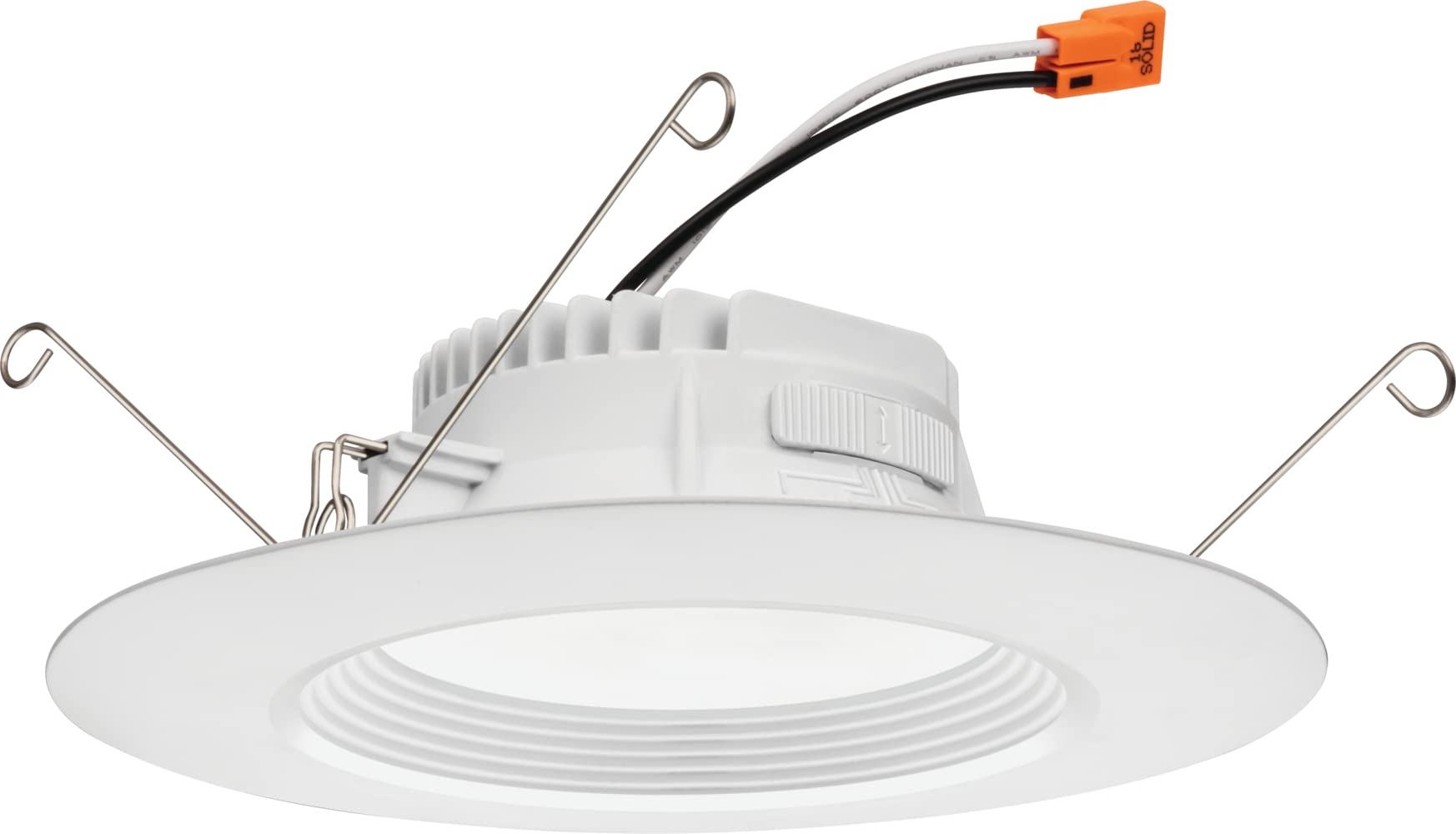 Photo 1 of Juno RB56 SWW5 MW M6 RetroBasics Downlight Trim Kit, Switchable LED White, Baffle Trim, Switchable CCT, 2700K, 3000K, 4000K, and 5000K, 5- to 6-Inch, Matte White