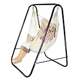 PIRNY Hammock Chair Stand with Large Hanging Padded