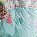 OROA Children Cartoon Rabbit Twin Duvet Cover Set Cotton 100 3 Piece Ballerina Princess Twin Bedding Set for Kids Girls Baby Toddler Crib Child (Twin, Style 6)
