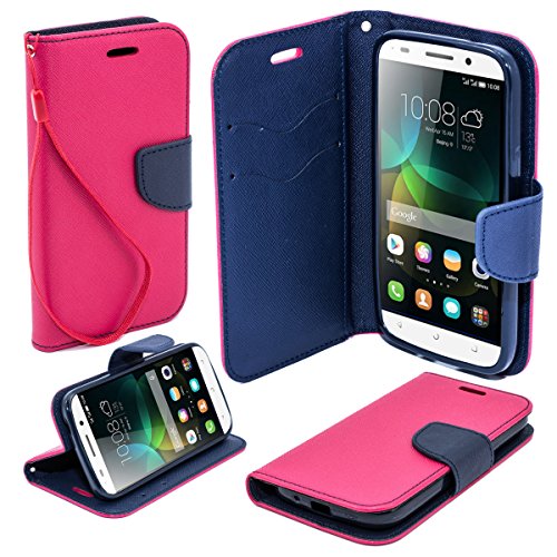 Moozy® dual color fancy diary book wallet case flip co…