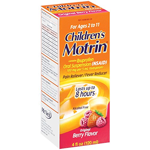 Children's Motrin Oral Suspension, Ibuprofen,Pain Relief, 4 Oz - Thumbnail 3