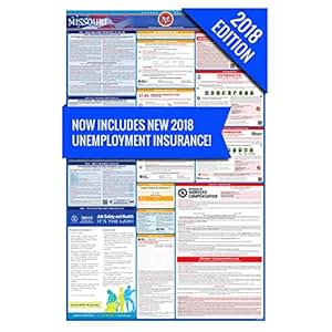 Amazon.com : 2018 Missouri Labor Law Poster - State, Federal, OSHA Compliant - Laminated ...