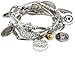 Star Wars Jewelry Official Licensed Jewelry Episode 7 The Force Awaken Rey Stainless Steel Charm Stretch on elastic wrap Bracelet (SALES1SWMD), silver, 