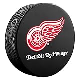 Detroit Red Wings Basic Logo Souvenir Hockey Puck By Sher-Wood