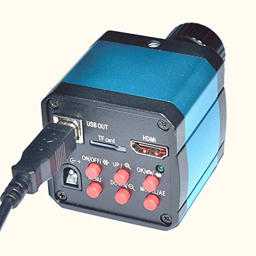 Finlon 14MP TV HDMI USB Industry Digital C-mount Microscope Camera TF Video Recoder DVR