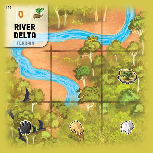 Atiwa Board Game Fruit Bat Farming Game Worker Placement Strategy