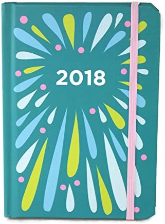 2018 Week at Glance Hard Cover Pocket Calendar Planner A6 (Celebrate)