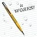 Rite in the Rain All-Weather Worksite Mechanical Pencil, Yellow Barrel, 1.1mm Black Lead (1599Y)