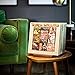 MÖNKE Premium Vinyl Record Storage – a Mid-Century Style Record Holder, 60 LP Capacity – Complements Any Record Player (Brown)thumb 3