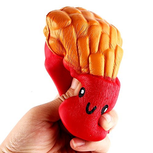 2 WATINC+Squishies+Hamburger+Squishy+Scented