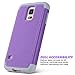 Galaxy S5 Case, ULAK Knox Armor Slim Hybrid Shockproof Silicone Rugged Hard Plastic Case Protective Cover Shell for Samsung Galaxy S5 S V I9600 (5.1