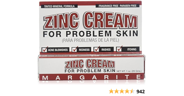 zinc cream for spots