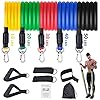 Exercise-Resistance-Bands-Set-Men-Home-Gym-Stretch-Training-Workout-BandsPortable-Fitness-Accessories-with-5-Resistance-Tubes-Stackable-Up-to-150-lbs-Handles-Door-Anchor-Ankle-StrapsCarrying-Bag Exercise Resistance Bands Set Men Home Gym Stretch Training Workout Bands,Portable Fitness Accessories with 5 Resistance…