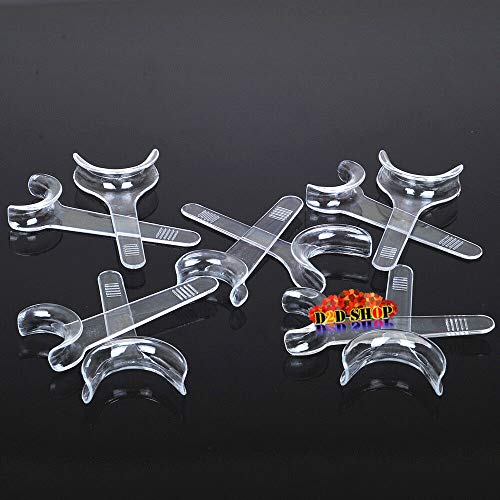 Christzo 4 x Dental Intraoral Clinic Stainless Steel Photography Mirror & 10PCS Mouth Opener - Thumbnail 4