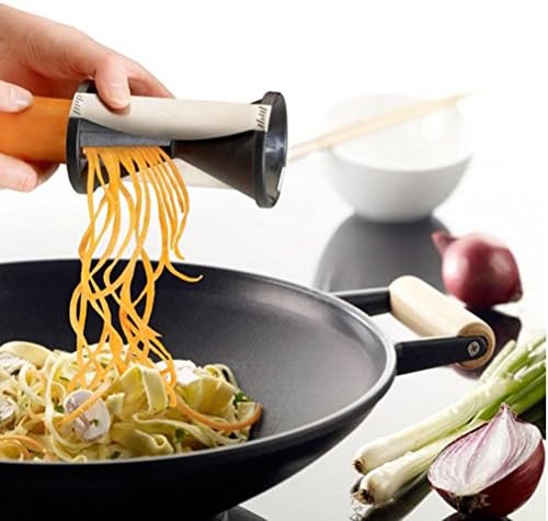 Vegetable Fruit Spiral Shred Process Device Cutter Slicer Peeler Kitchen Tool