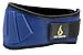 Nylon Weightlifting Belt,, Back Support for Lifting, Sizes and Colors for Both Men and Women (Blue, Small)
