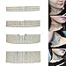 Rhinestone Choker 3, 5, 8,12 Row by Hunputa – Women’s Crystal Necklace Diamond Collar with 4 Inch Extension (4)