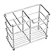 Wikor Toothbrush Holder Stainless Steel Bathroom Toothbrush Storage Toothbrush and Toothpaste Holder Stand Holder