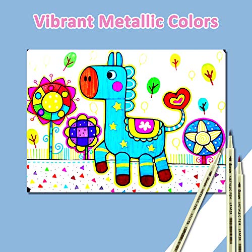 Art Supplies for Kids Age 3-12,Acrylic Paint Pens Birthday Gifts for 3-12 Year Old Boys Girls Rock Painting Pens Arts And Crafts for Girls Boys Age 3-12 Colorful DMSC1