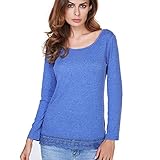 vanberfia Women's Tops Long Sleeve O Neck T-Shirt