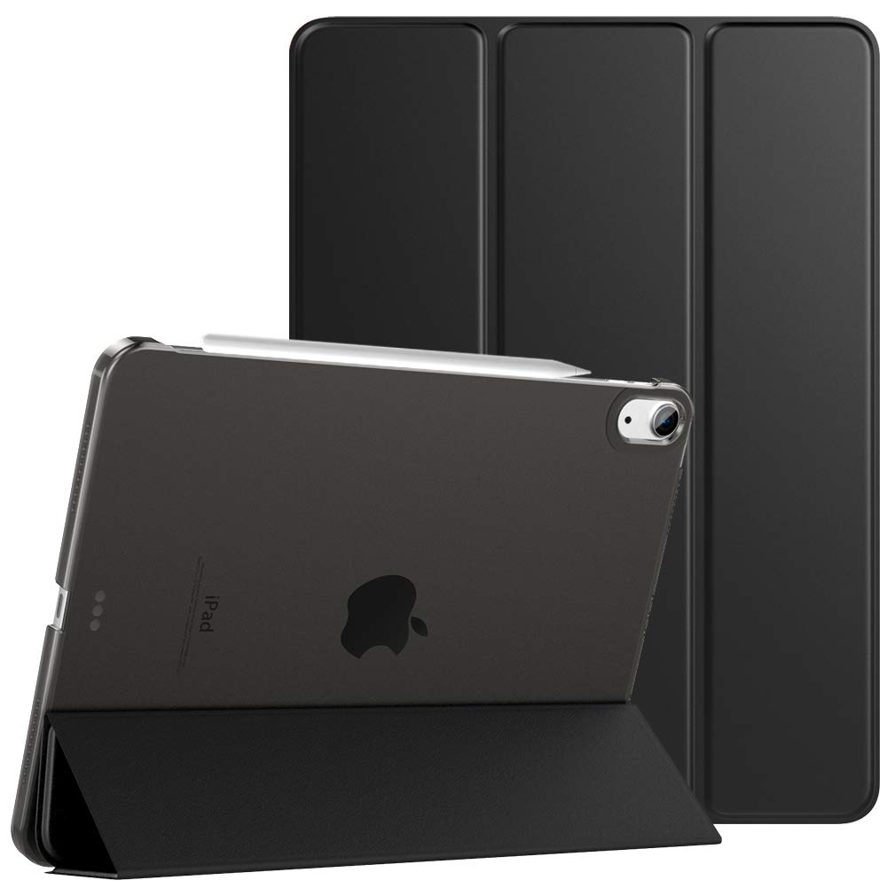TiMOVO for iPad Air 11 Inch Case (M4 2026/M3 2025/M2 2024), iPad Air 5th Generation 2022/4th Gen 2020 10.9 Inch, Slim Hard Translucent Back Cover, Support Auto Wake/Sleep - Black