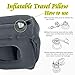 Airplane Pillow, Travel Pillow, Sleep Pillow, Inflatable Pillow Customize Nap Pillow for Airplanes, Trains, Buses, Office, Upscale Exclusive Color with Pleasant Smell (20.5
