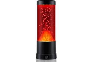 ONXE Volcano Lamp,Battery Powered Night Light with Volcano Eruption Effect,Desk Lamp for Room Office Desktop Decoration,Mood Lamp for Adults and Kids,Novelty Gifts for Boys and Girls