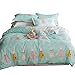 OROA Children Cartoon Rabbit Twin Duvet Cover Set Cotton 100 3 Piece Ballerina Princess Twin Bedding Set for Kids Girls Baby Toddler Crib Child (Twin, Style 6)