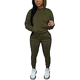 KANSOON Sweatsuits for Women Set 2 Piece Outfits Long Sleeve Hoodie Top and Jogger Pants Tracksuit