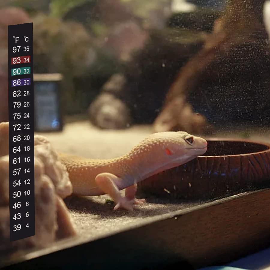 Jansamn Brewing Thermometer Strip Adhesive Strip Thermometer Aquarium Thermometer Sticker Thermometer Sticker for Fish Tank/Kombucha 39℉ to 97℉ & 4℃ to 36℃