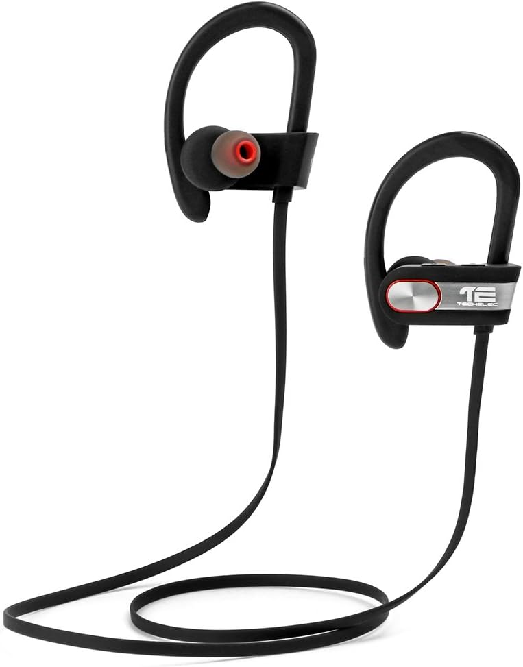 Bluetooth Headphones - TechElec SP-X [Sports & Running & Exercise] Wireless Bluetooth V4.1 Headset Stereo Earbuds w/ Mic - 8 Hrs Playtime