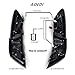 AOEDI LED Tail Lights For Mitsubishi Lancer&EVO X 2008-2017 Audi Style Smoked Lens Replacement