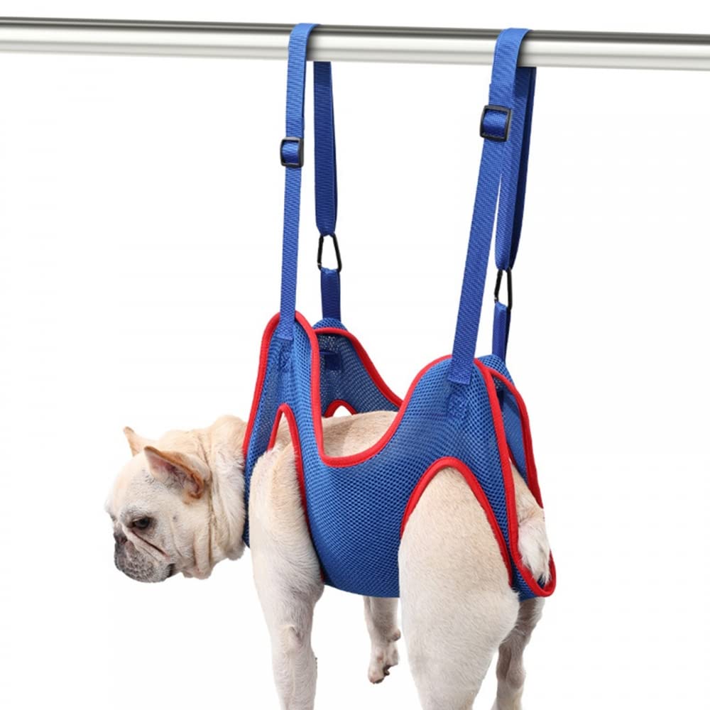 Dog Grooming Hammock, Cat Hanging Harness Cat Grooming Sling Holder with Hanging Buckle for Pet Clipping Nail
